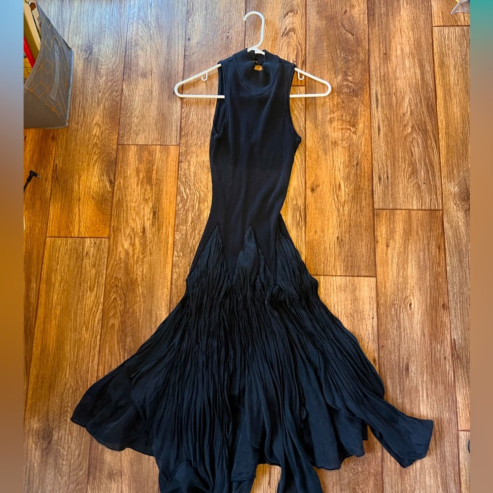 Handmade, vintage black dress women’s size small